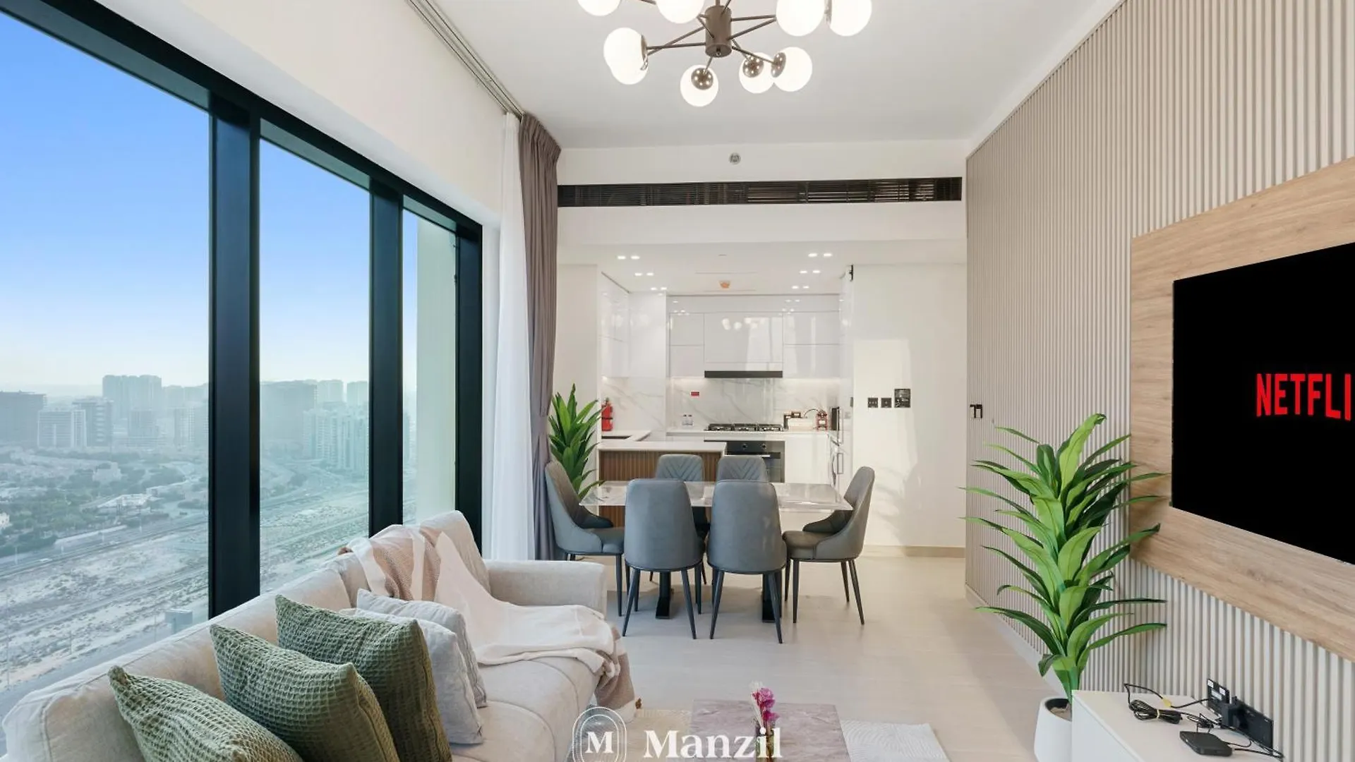 Modern 2Br Apartment With Balcony In Jvc Near Dubai Sports City 0*,