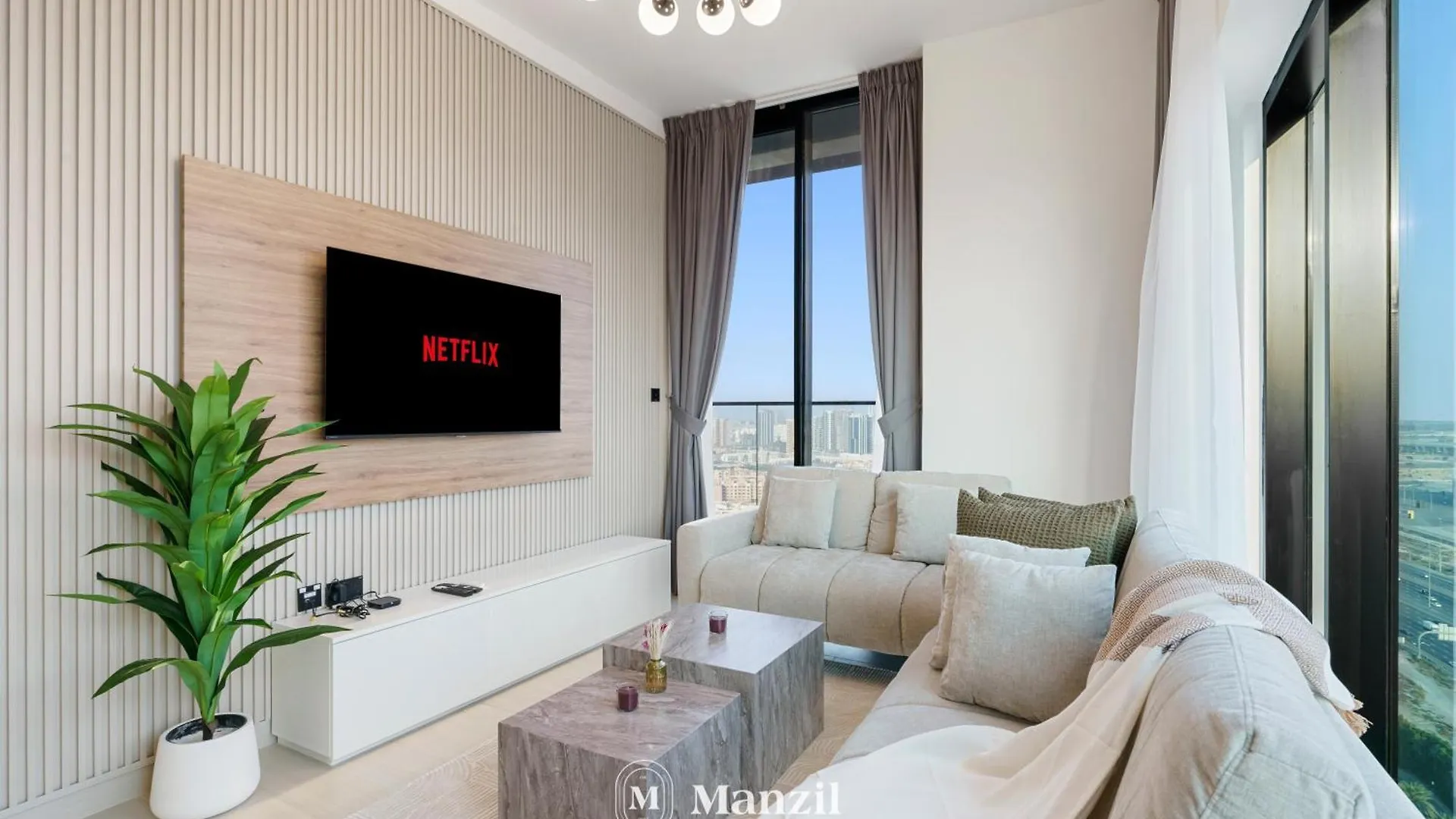 Modern 2Br Apartment With Balcony In Jvc Near Dubai Sports City